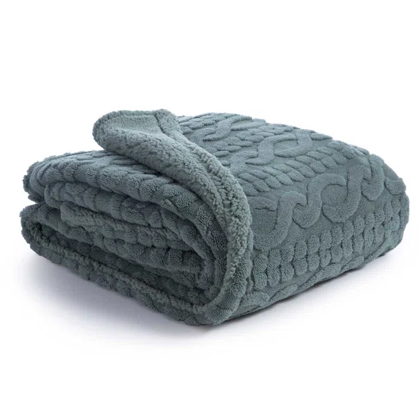 Κουβέρτα Καναπέ Fleece (130x180) Nef-Nef Homeware Germain Green