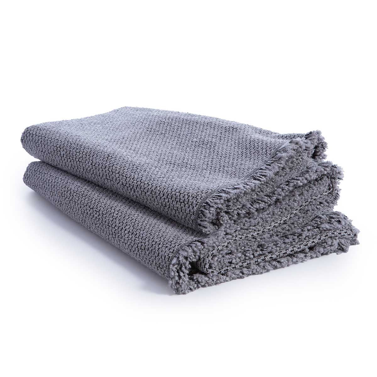 Ριχτάρι Καναπέ Διθέσιου (170X250) Nef-Nef Homeware Brooklyn Silver Λευκά Είδη Σαλονιού Ριχτάρια Χειμερινά Spitishop