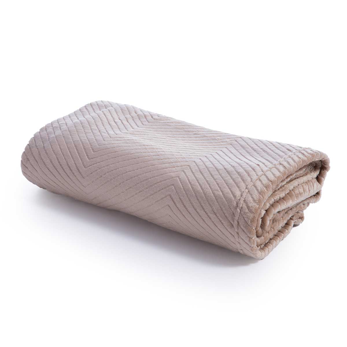 Διακοσμητικό Ριχτάρι Fleece Κουβέρτα Καναπέ (130X180) Nef-Nef Homeware Dakari Beige Λευκά Είδη Σαλονιού Ριχτάρια Χειμερινά Spitishop