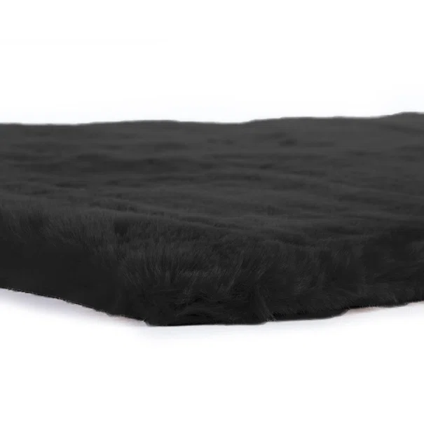 Χαλί Γούνινο (150x200) Nef-Nef Homeware Estelle Black