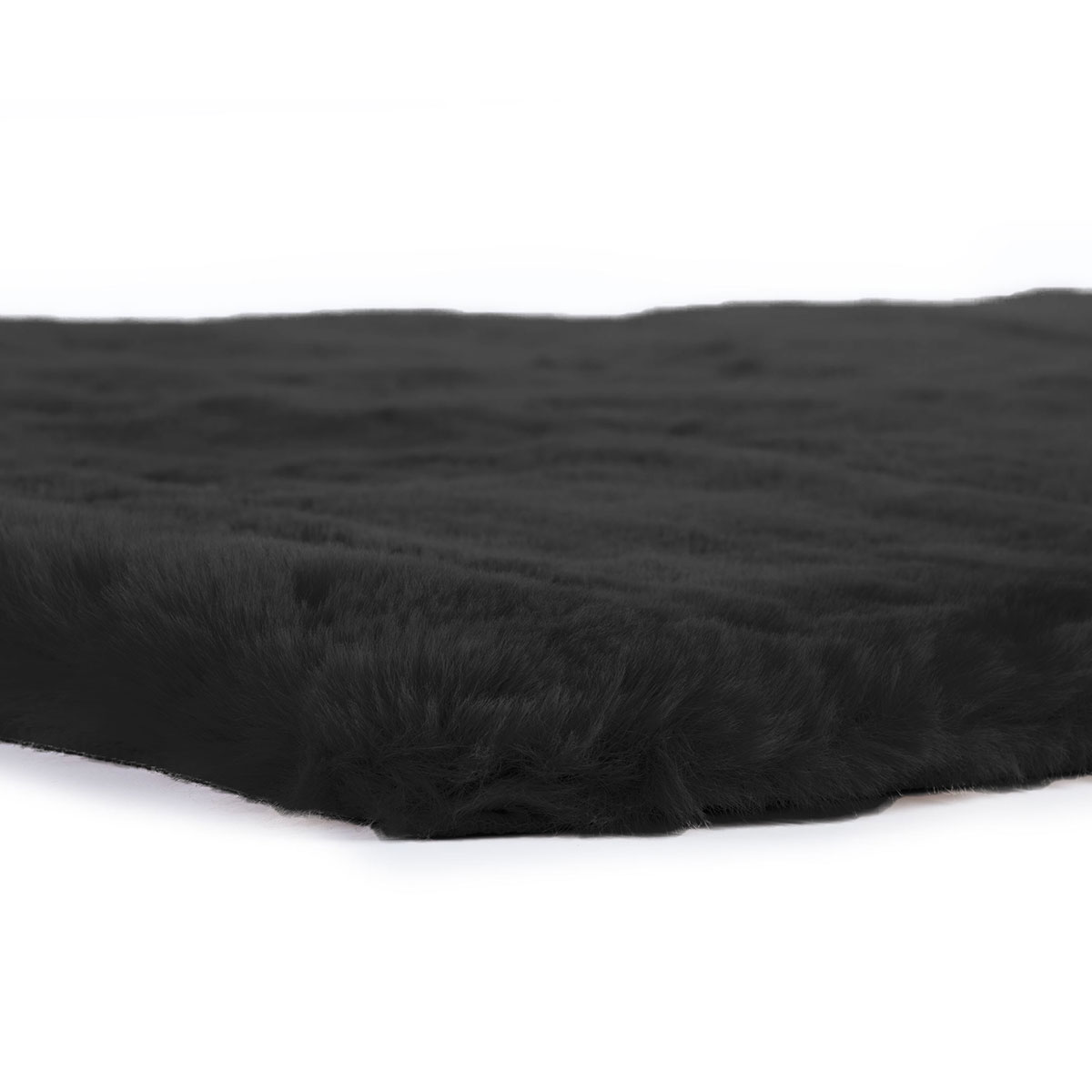Χαλί Διαδρόμου Γούνινο (75X140) Nef-Nef Homeware Estelle Black Χαλιά Μηχανής Spitishop