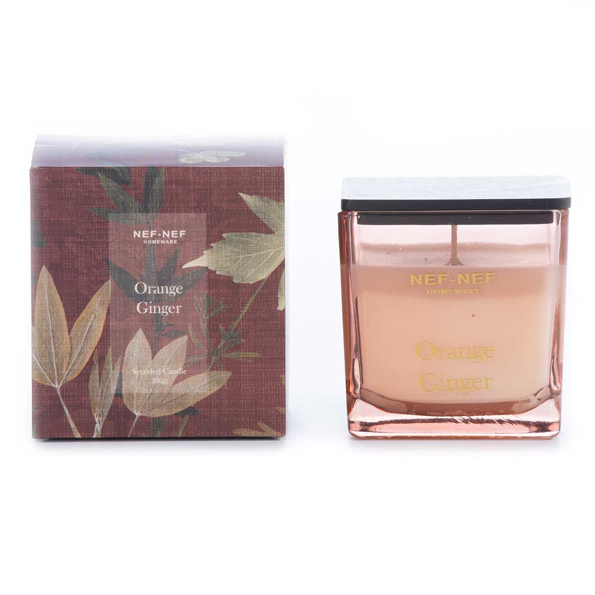Κερί Αρωματικό 200Gr Nef-Nef Homeware Orange Ginger Διακόσμηση Αρωματικά Χώρου - Diffuser Κεριά Spitishop