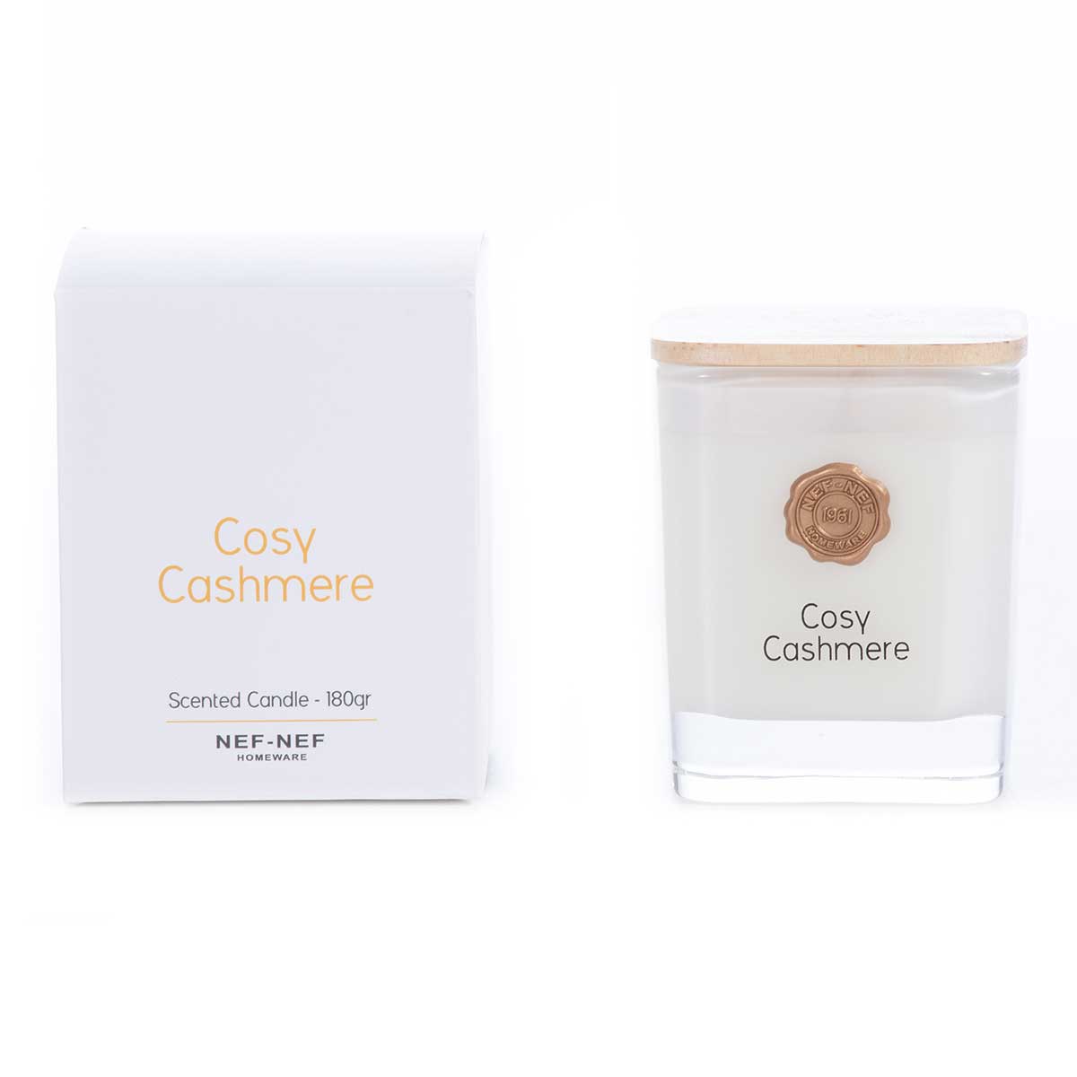 Κερί Αρωματικό 180gr Nef-Nef Homeware Cosy Cashmere