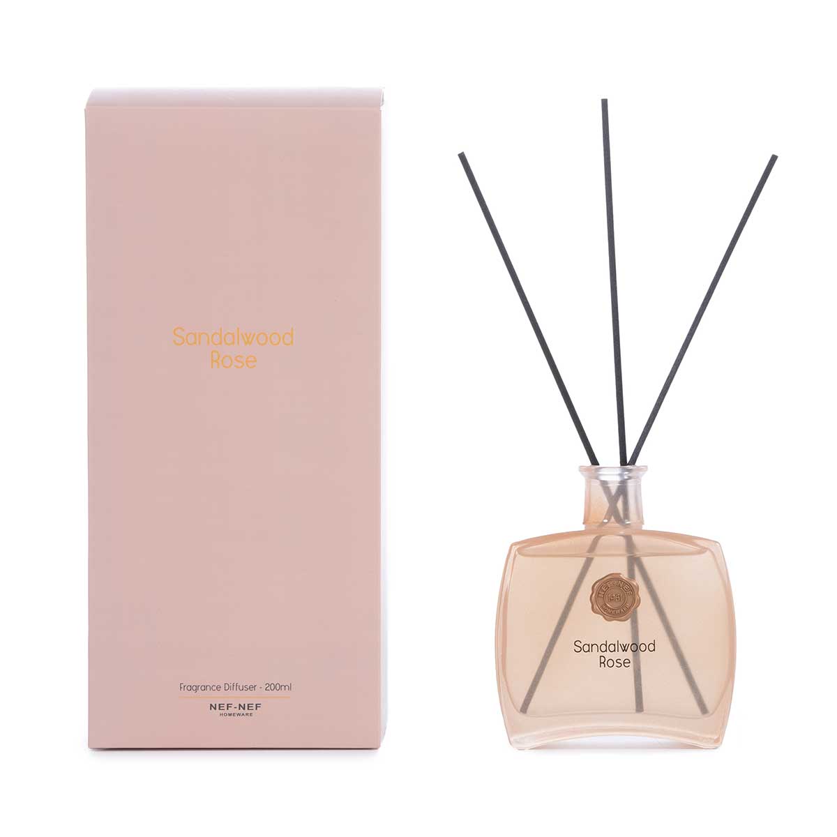 Αρωματικό Χώρου 200ml Με Στικς Nef-Nef Homeware Sandalwood Rose