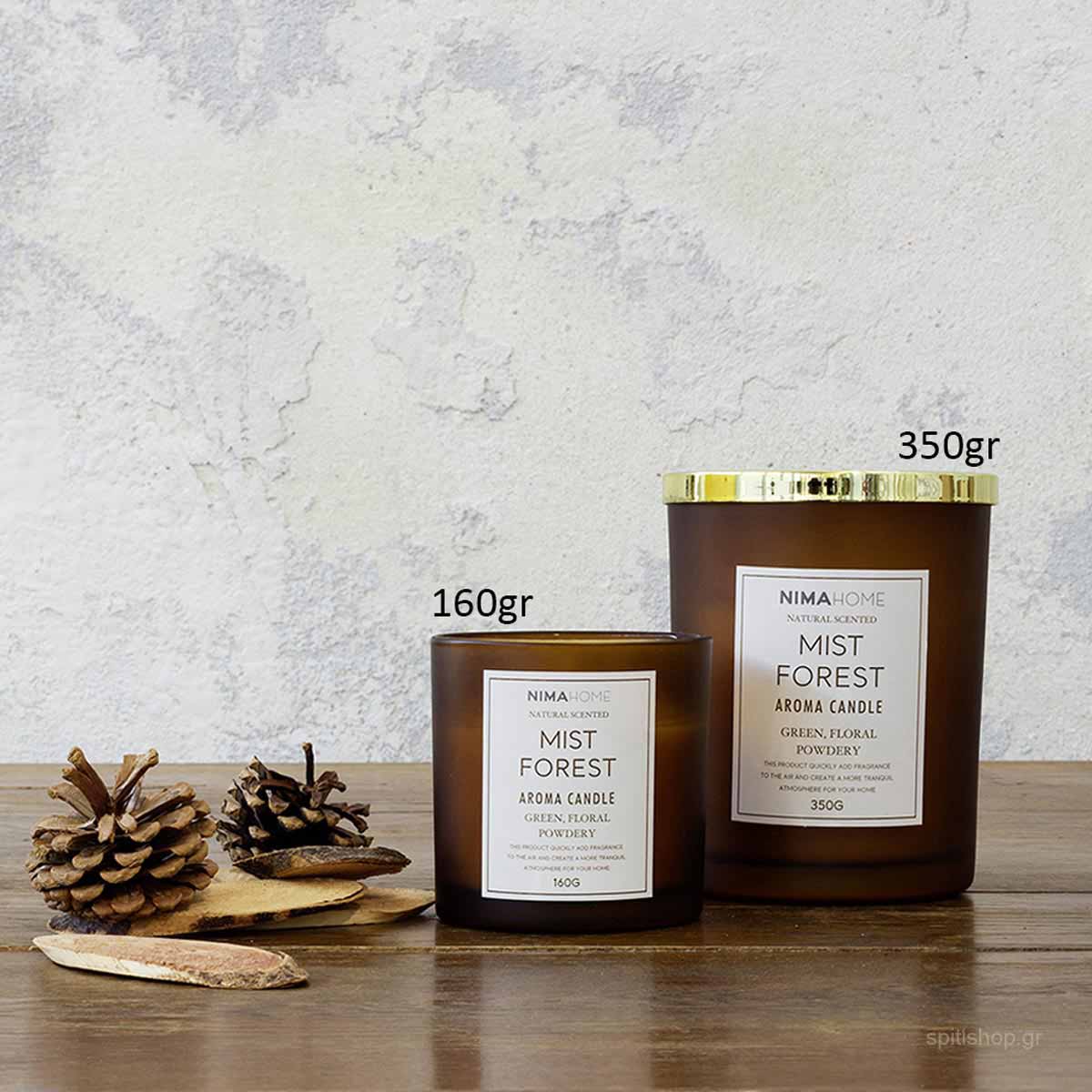 Κερί Αρωματικό 160gr Nima Aroma Mist Forest