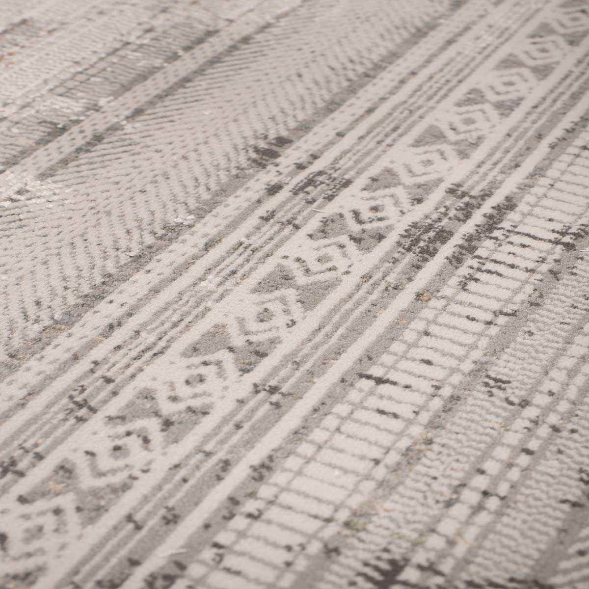 Χαλί Διαδρόμου (80X150) Βιοκαρπέτ Cadonne Ja 65C Cream Grey Χαλιά Vintage Spitishop