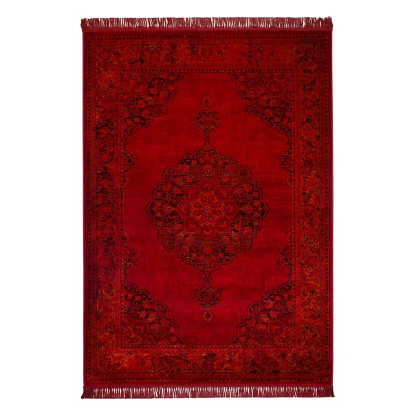 Χαλί Διαδρόμου (80x220) Βιοκαρπέτ Mauri 02278A Burgundy