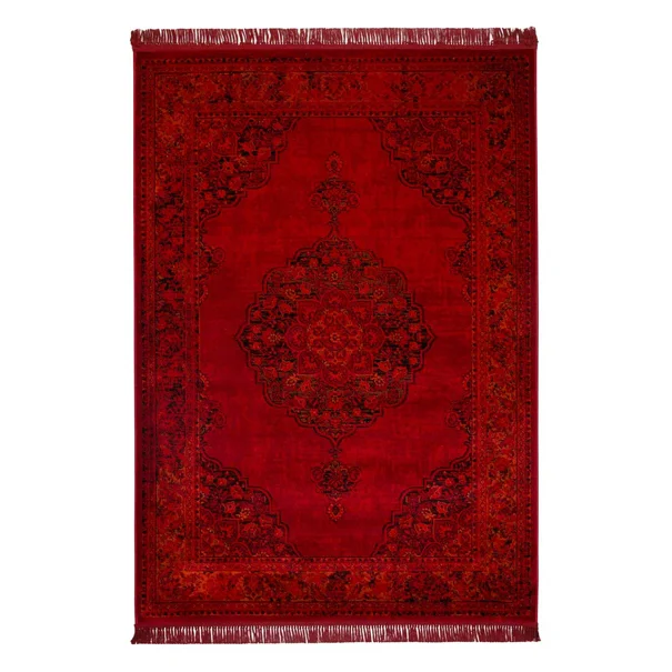 Χαλί Διαδρόμου (80x220) Βιοκαρπέτ Mauri 02278A Burgundy
