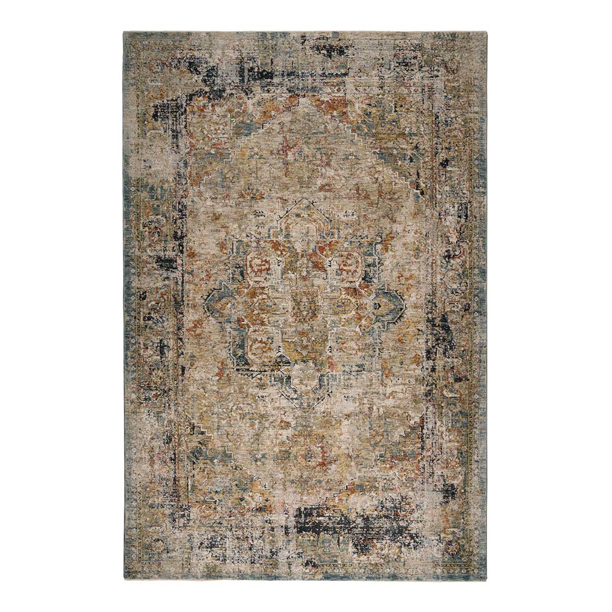 Χαλί (200X290) Βιοκαρπέτ Naf Vittoria 0670A Beige Χαλιά Σαλονιού Χειμερινά Κλασικά Spitishop