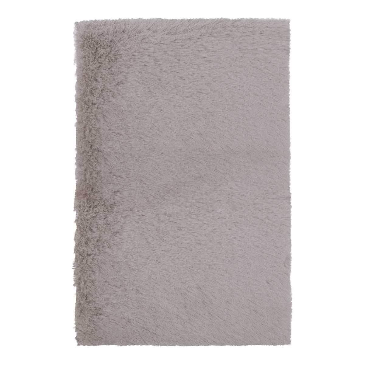 Χαλί Διαδρόμου Γούνινο (80x160) Βιοκαρπέτ Krolik R05 L Grey