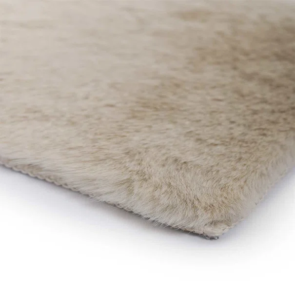 Χαλί Διαδρόμου Γούνινο (67x140) Βιοκαρπέτ Krolik R14 L.Beige