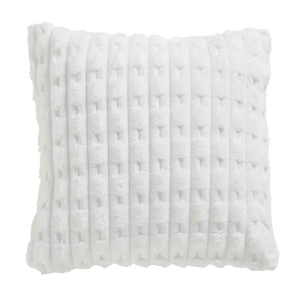 Διακοσμητικό Μαξιλάρι Fleece (40x40) Das Home Sherpa 1176 White