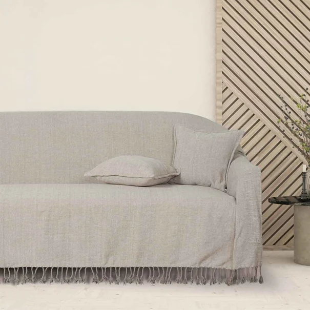 Ριχτάρι Καναπέ Τριθέσιου (180x300) Das Home 0272 L.Grey