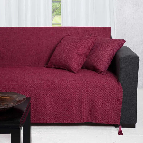 Ριχτάρι Καναπέ Τριθέσιου (180x300) Silk Fashion 9925 Φούξια