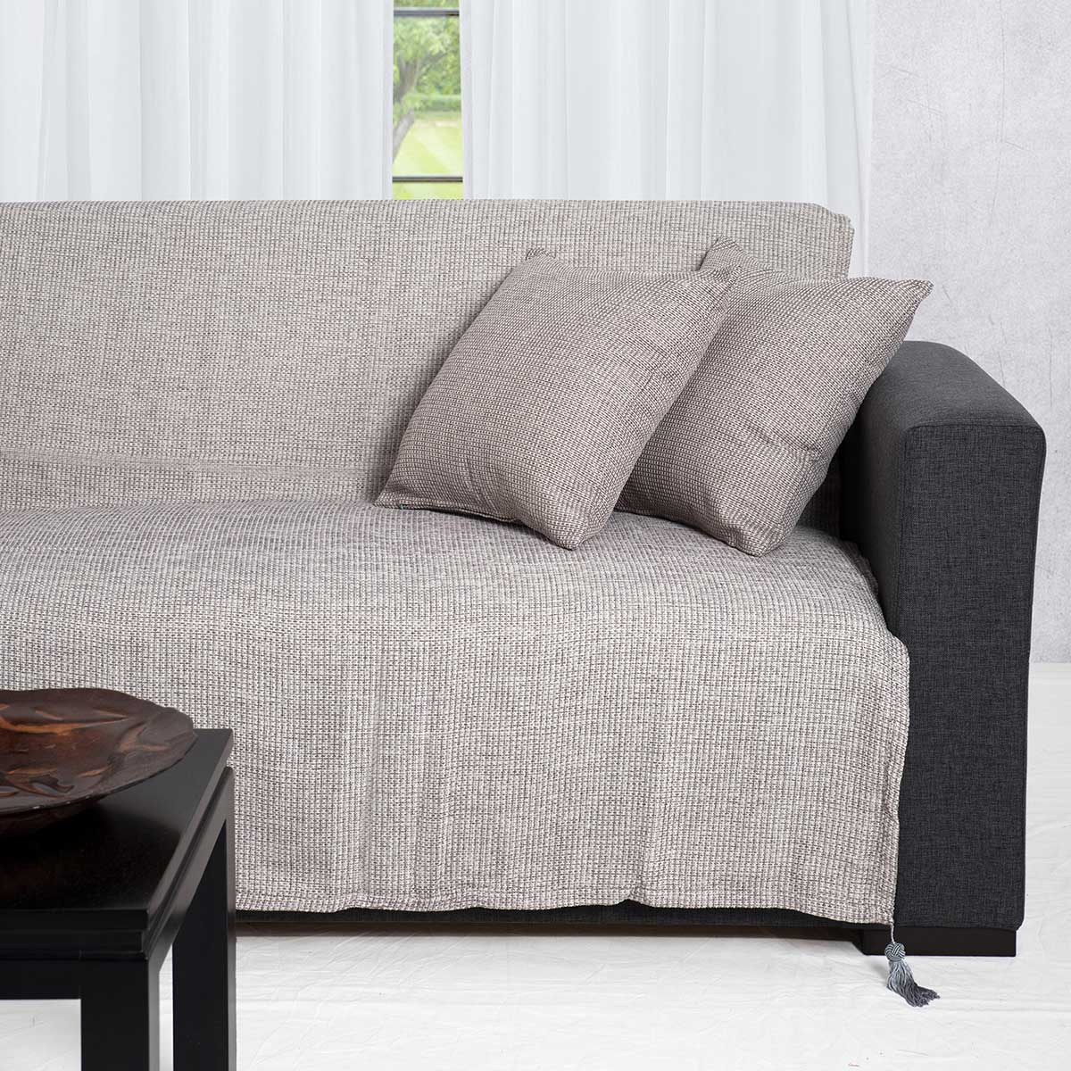 Ριχτάρι Καναπέ Διθέσιου (180x250) Silk Fashion 9925 Γκρι