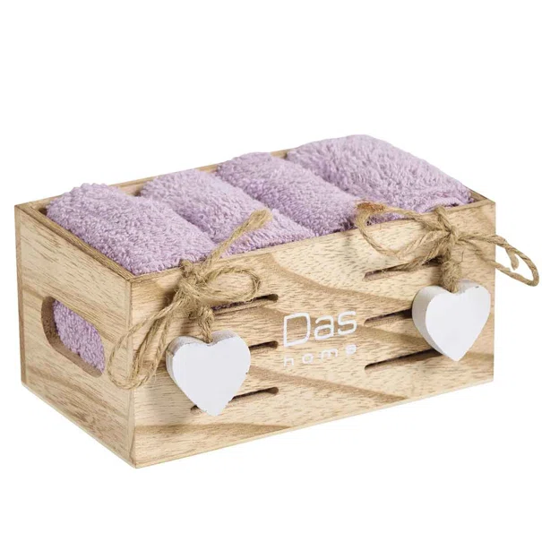 Λαβέτες (Σετ 4τμχ) Das Home Soft 4007