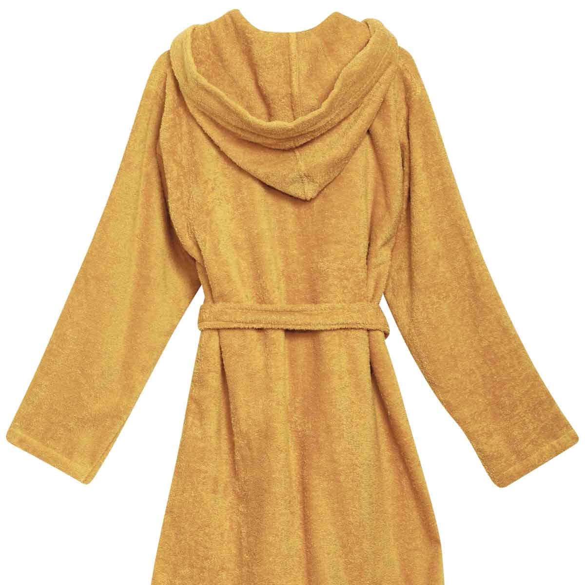 Μπουρνούζι Das Home Casual Line 5906 Ochre Λευκά Είδη Μπάνιου Μπουρνούζια Ανδρικά Spitishop