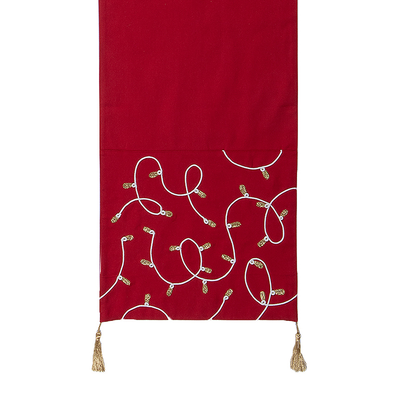 Χριστουγεννιάτικη Τραβέρσα (33X150) Nef-Nef Homeware Elegant Christmas Lights Χριστουγεννιάτικα Χριστουγεννιάτικες Τραβέρσες Spitishop
