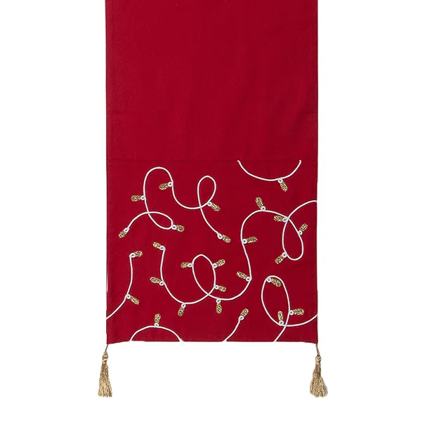 Χριστουγεννιάτικη Τραβέρσα (33x150) Nef-Nef Homeware Elegant Christmas Lights
