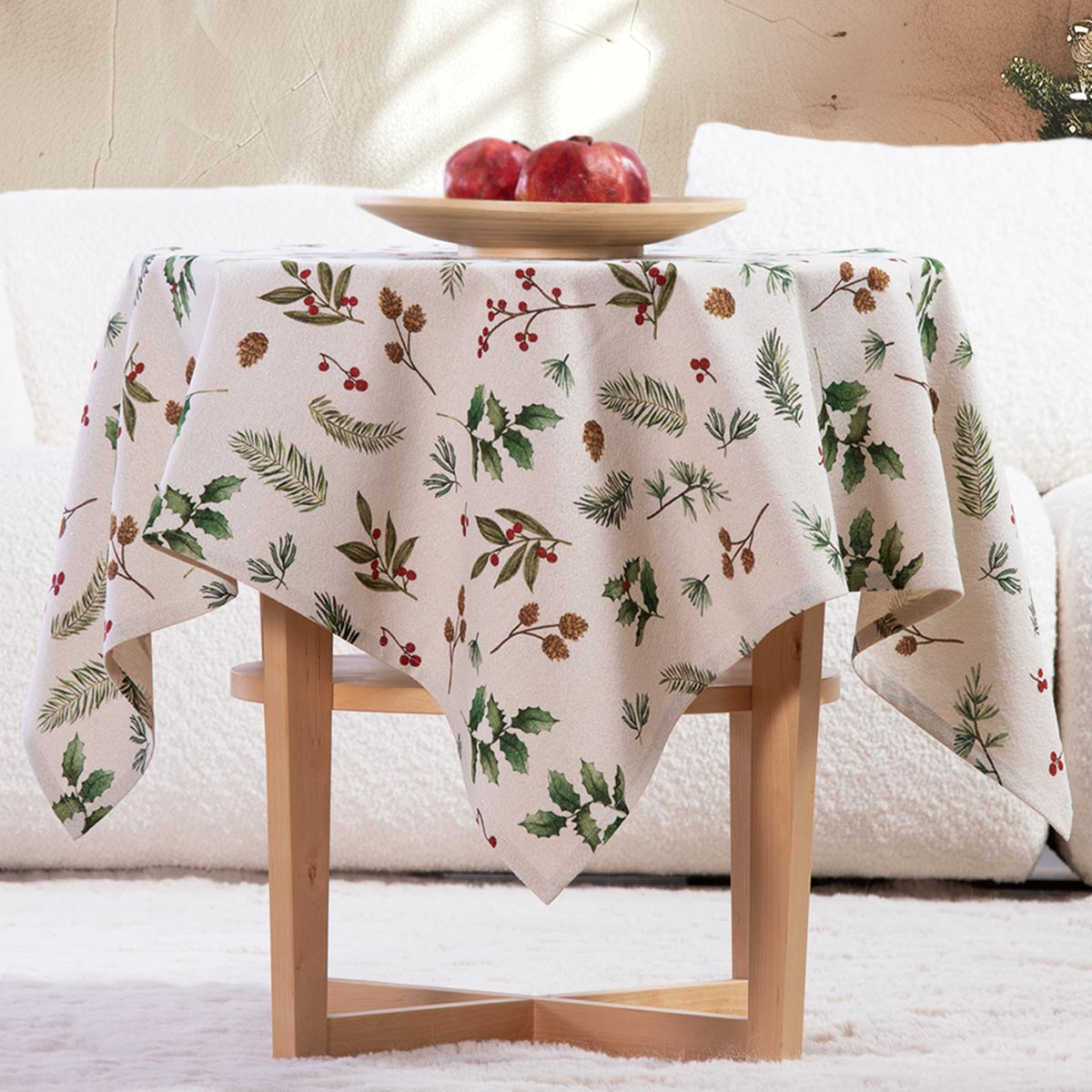Χριστουγεννιάτικο Καρέ (100x100) Nef-Nef Homeware Hello Winter