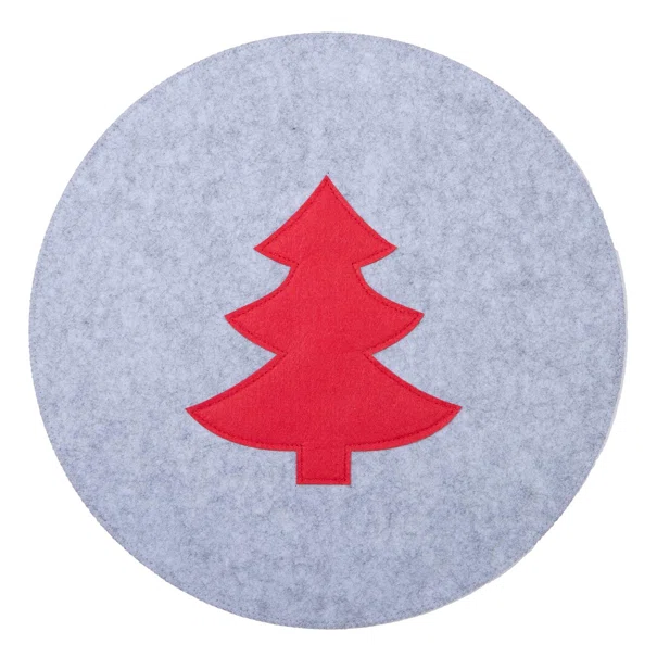 Χριστουγεννιάτικα Σουπλά (Σετ 2τμχ) Nef-Nef Homeware Felt Tree Grey
