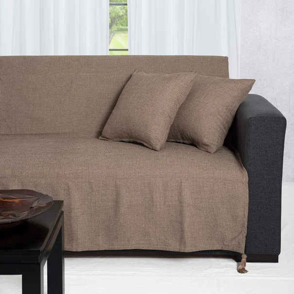 Ριχτάρι Καναπέ Διθέσιου (180x250) Silk Fashion 9925 Σπαγγί