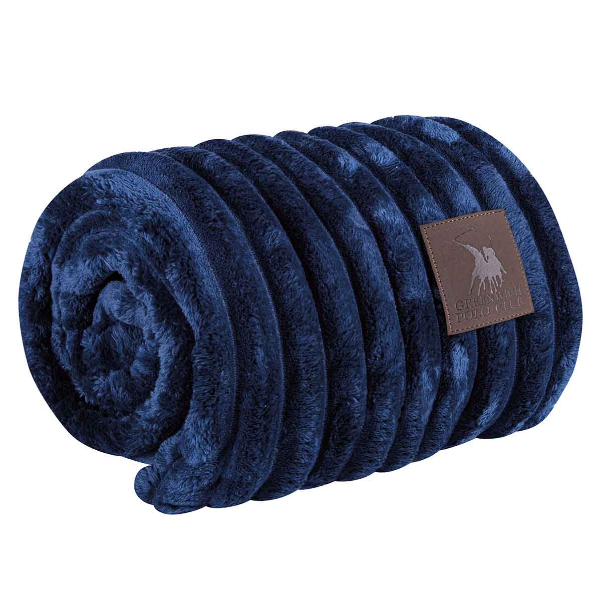 Κουβέρτα Καναπέ Fleece (130X170) Greenwich Polo Club Essential 3487 Blue Λευκά Είδη Σαλονιού Κουβέρτες Spitishop