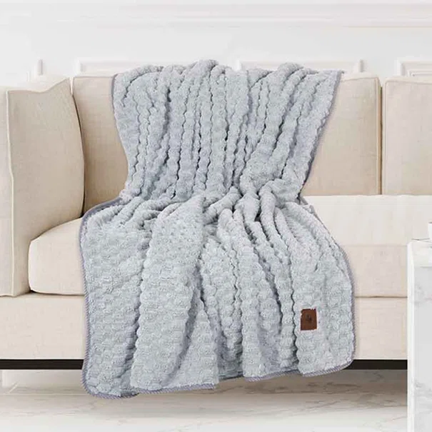 Κουβέρτα Καναπέ Fleece (130x170) Greenwich Polo Club Essential 8837 Grey