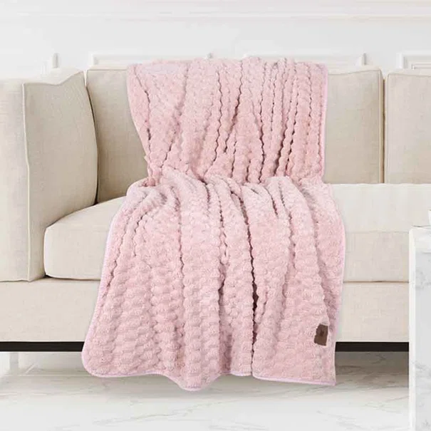 Κουβέρτα Καναπέ Fleece (130x170) Greenwich Polo Club Essential 8848 Pink