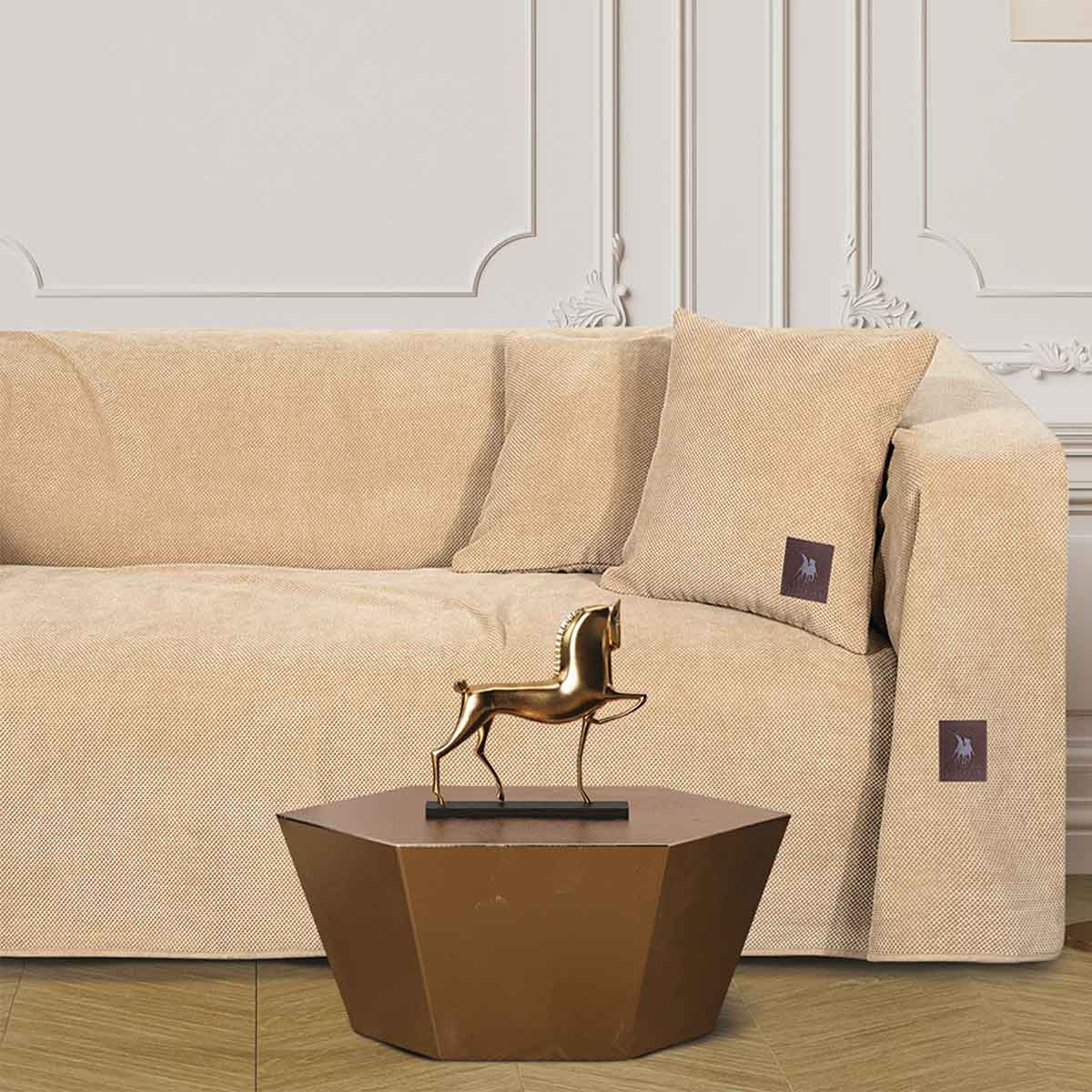 Ριχτάρι Καναπέ Τριθέσιου (180x300) Greenwich Polo Club Premium 3923 Beige