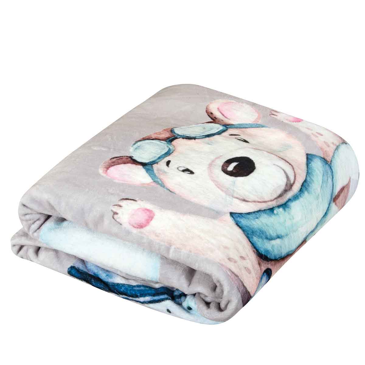 Κουβέρτα Fleece Κούνιας (110X150) Greenwich Polo Club Baby 8851 Βρεφικά Προίκα Μωρού Κουβέρτες Βρεφικές Spitishop
