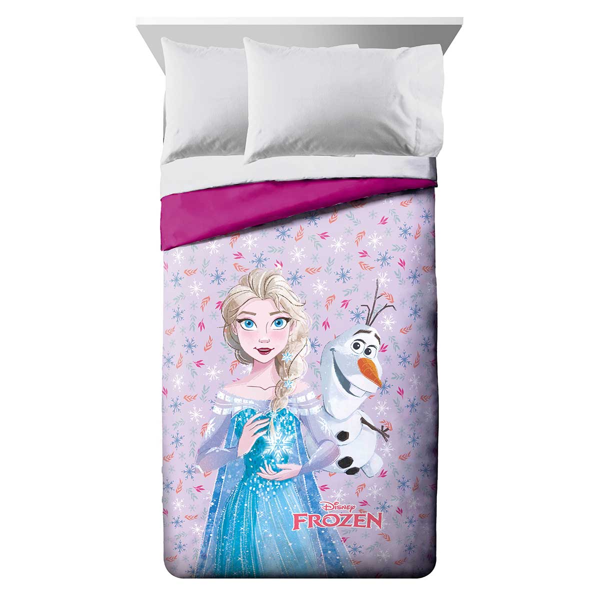 Πάπλωμα Μονό (160X240) 2 Όψεων Dimcol Frozen 45 Lilac Παιδικά Λευκά Είδη 'Υπνου Παπλώματα για Κορίτσια Spitishop