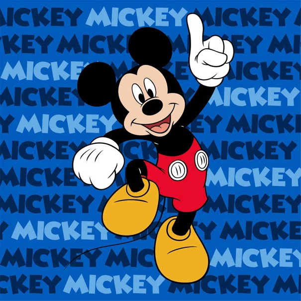 Παιδικό Μαγικό Πετσετάκι (30x30) Dimcol Mickey 50 Blue