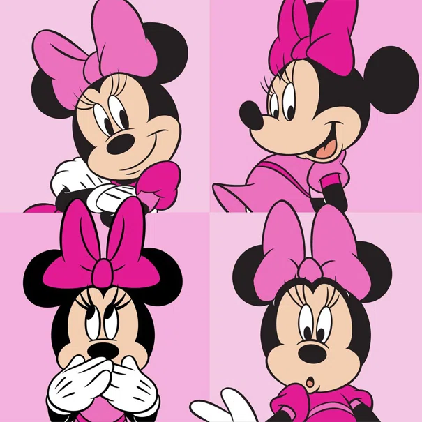 Παιδικό Μαγικό Πετσετάκι (30x30) Dimcol Minnie 76 Pink