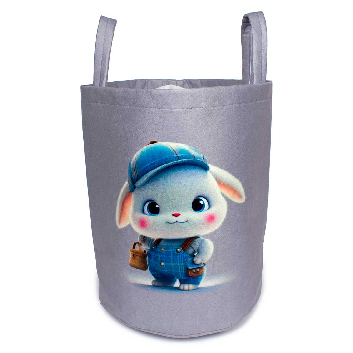 Καλάθι Αποθήκευσης (Φ50x45) Dimcol Cap Bunny 38 Γκρι