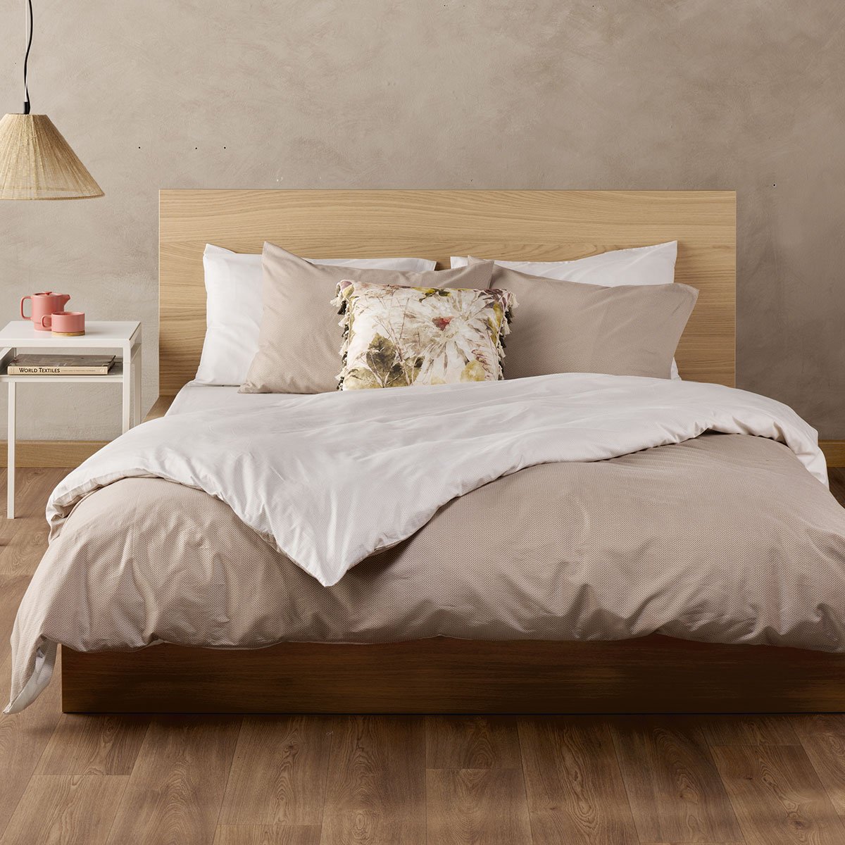 Παπλωματοθήκη Μονή (Σετ 165x245) 2 Όψεων Kentia Loft Pesca 26