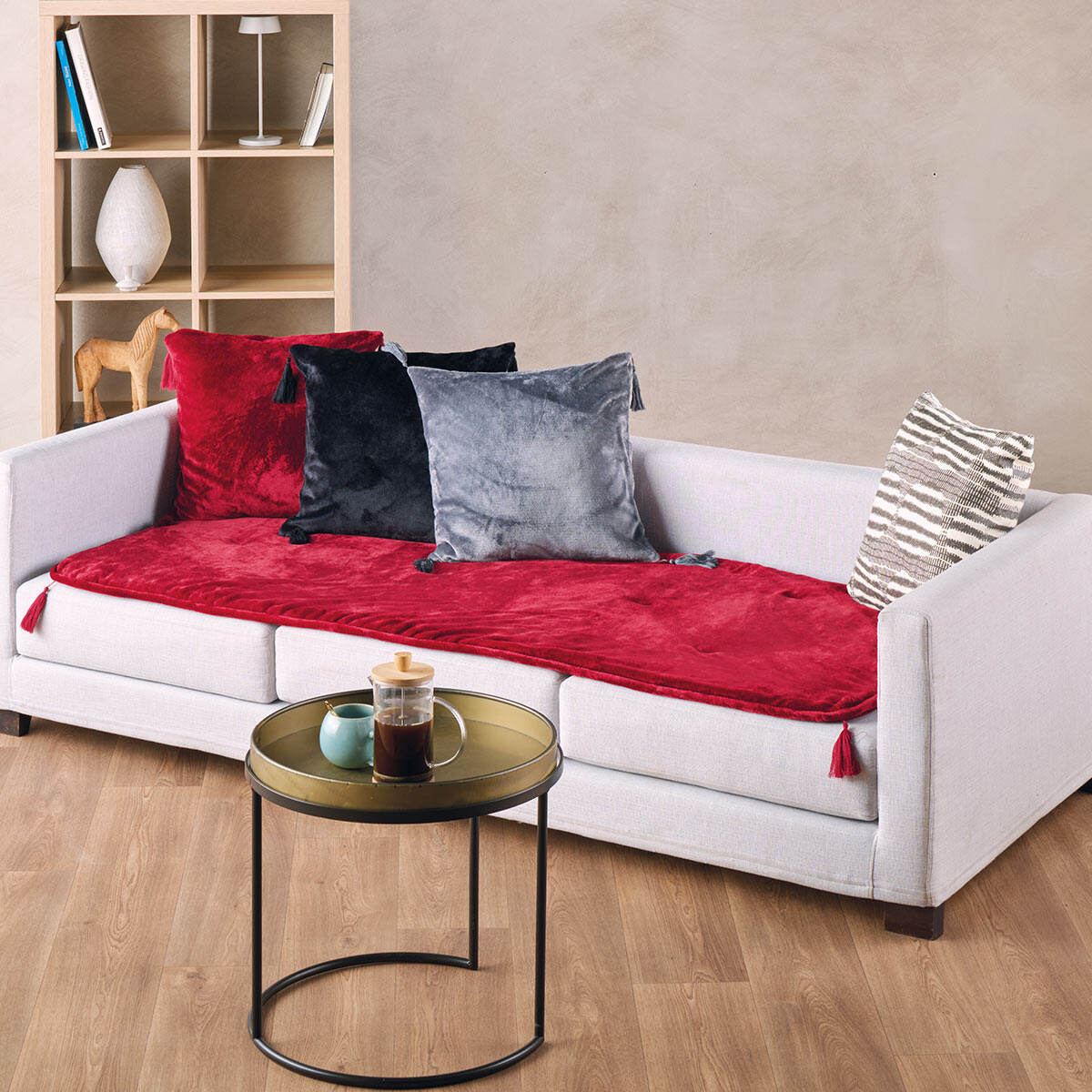 Ανώστρωμα Καναπέ (75x190) Kentia Stylish Ivanna 05 Bordeaux