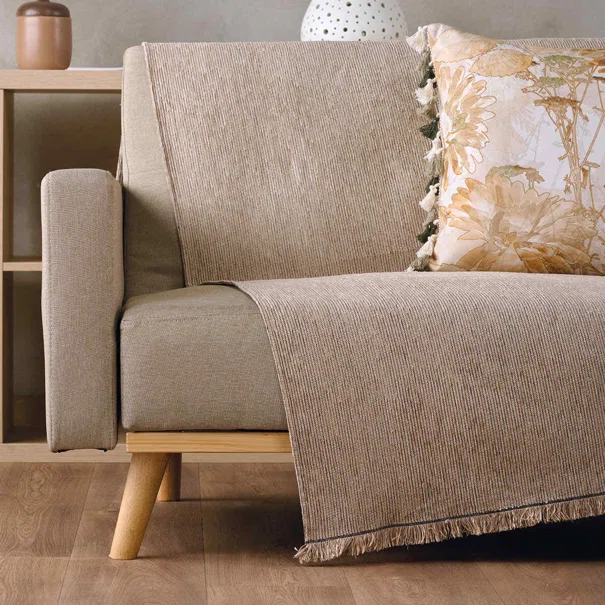 Ριχτάρι Καναπέ Τριθέσιου (180x300) Kentia Stylish Tura 18 Pudra