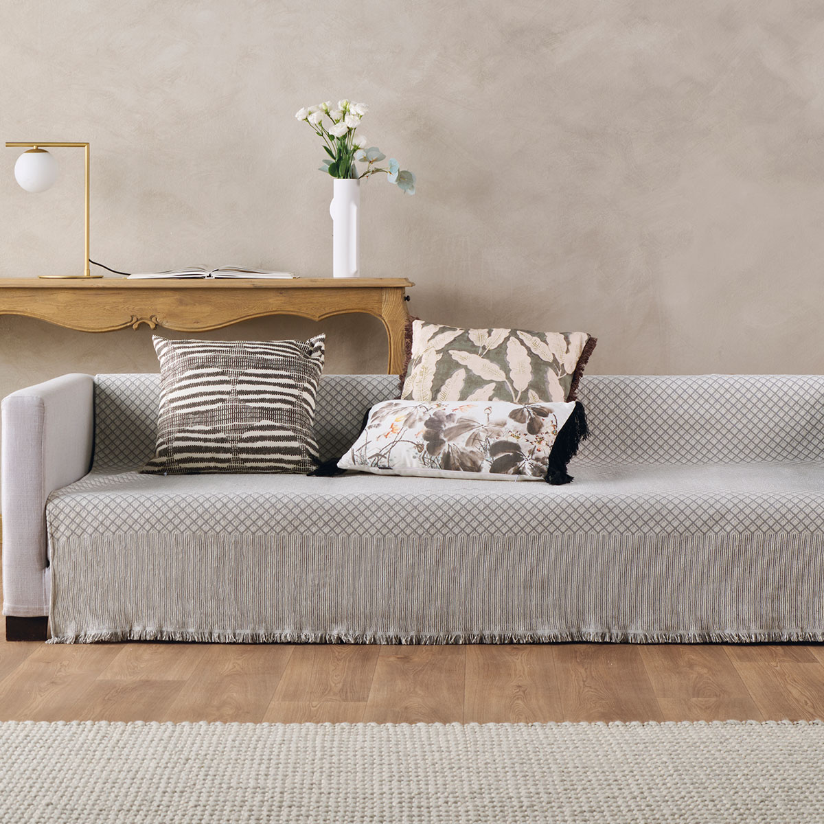 Ριχτάρι Καναπέ Διθέσιου (180x250) Kentia Stylish Arbito 22 Grey