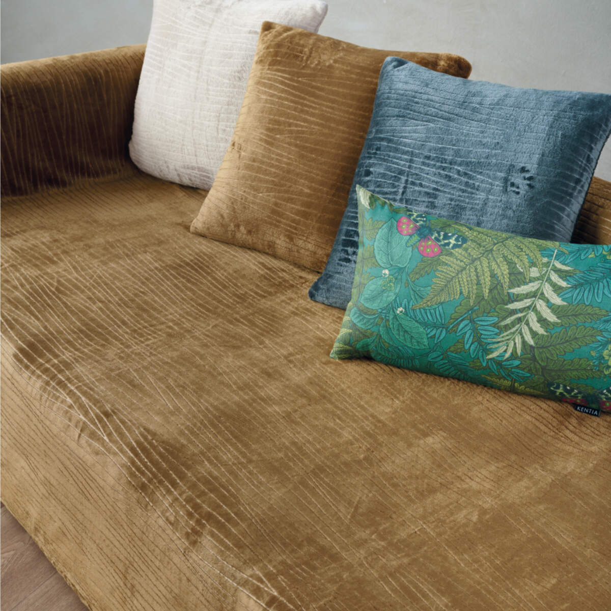Ριχτάρι Καναπέ Διθέσιου Fleece (180x250) Kentia Versus Kameron 31 Brown