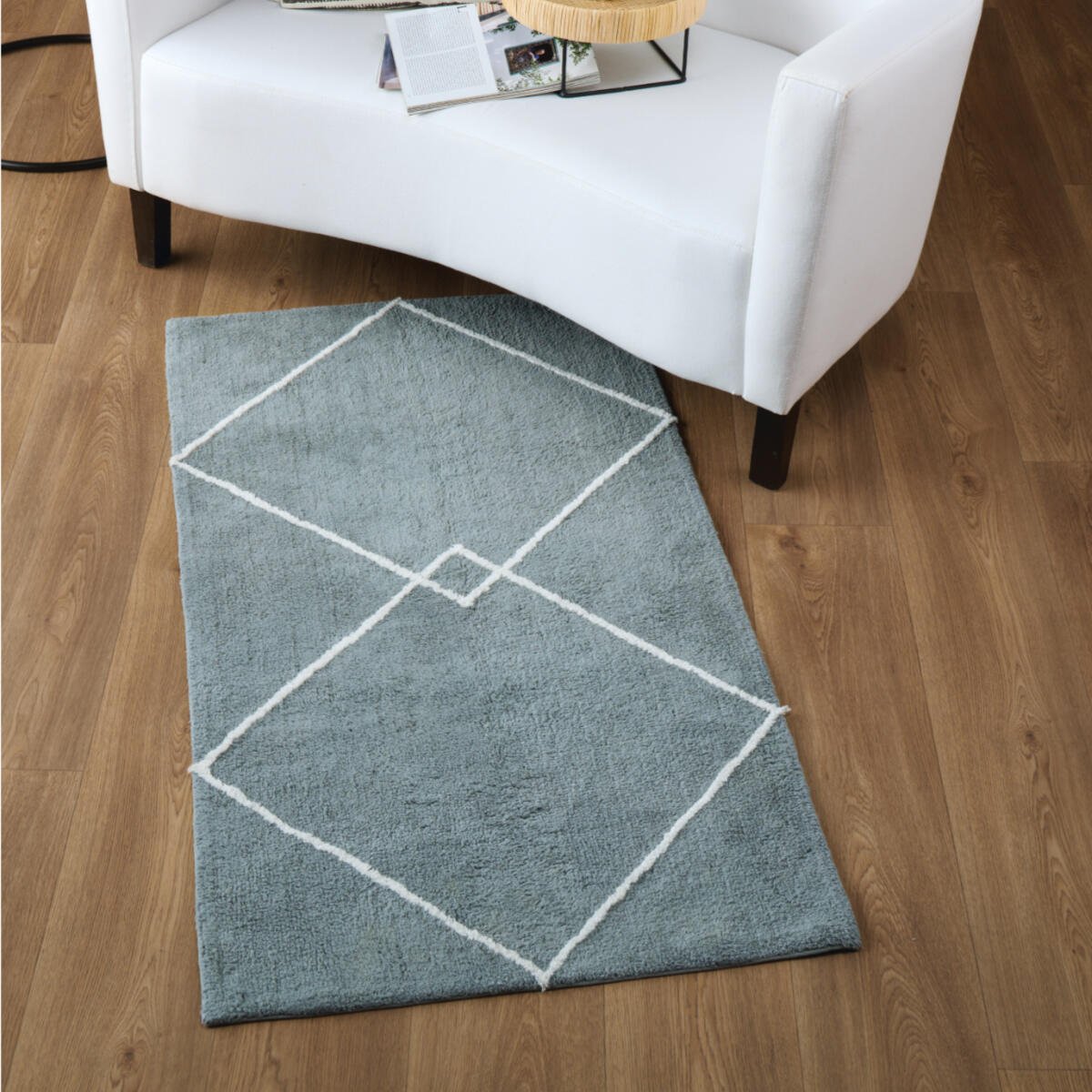 Πατάκι Μπάνιου (70x130) Kentia Loft Veda 22 Grey