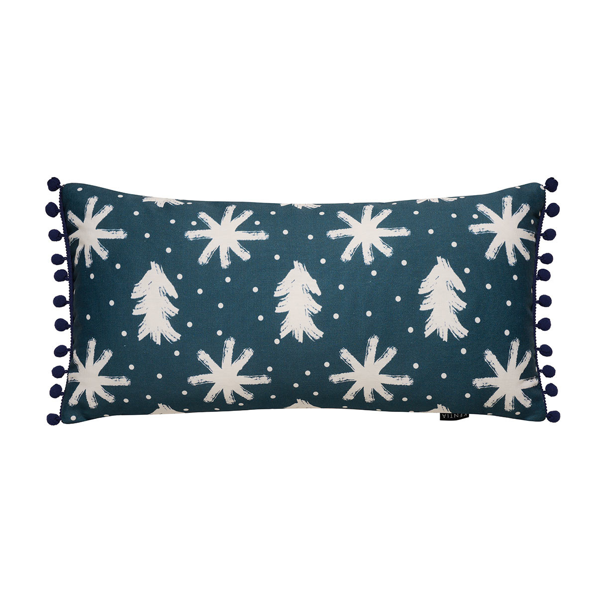 Χριστουγεννιάτικο Μαξιλάρι 2 Όψεων (30X60) Kentia Loft Snow 2424 Χριστουγεννιάτικα Μαξιλάρια Spitishop