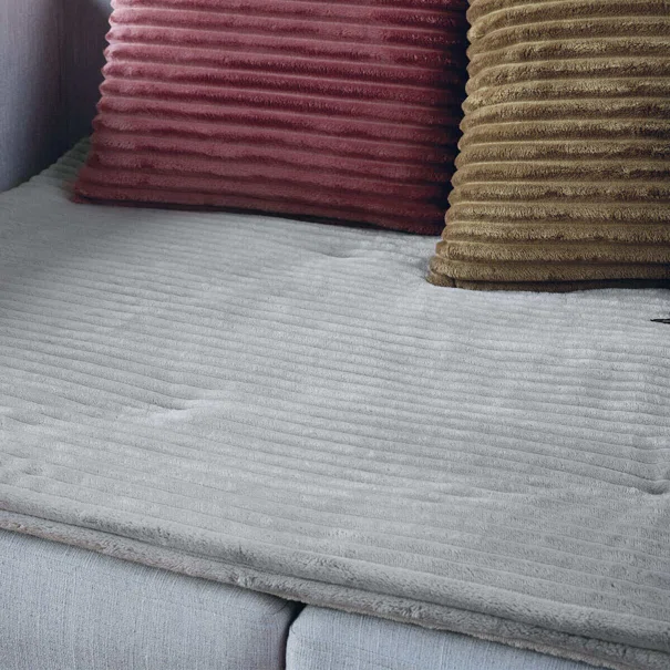 Fleece Ανώστρωμα Καναπέ (75x160) Kentia Stylish Sergio 22 Light Grey