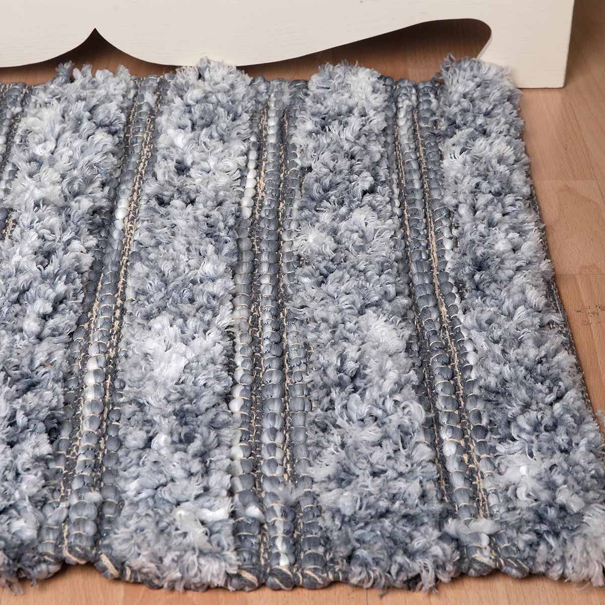 Πατάκι Μπάνιου (55X90) Silk Fashion 17092 L Grey Μπάνιο Πατάκια Παραλληλόγραμμα Spitishop