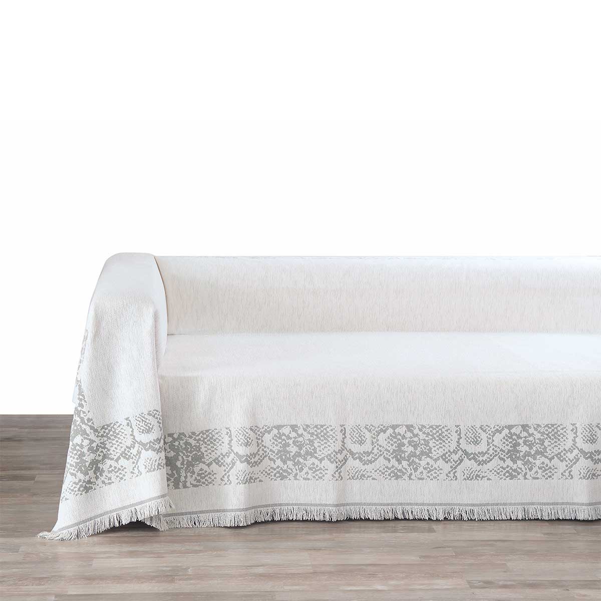 Ριχτάρι Καναπέ Διθέσιου (180x250) Makis Tselios Amazon 1 Ecru