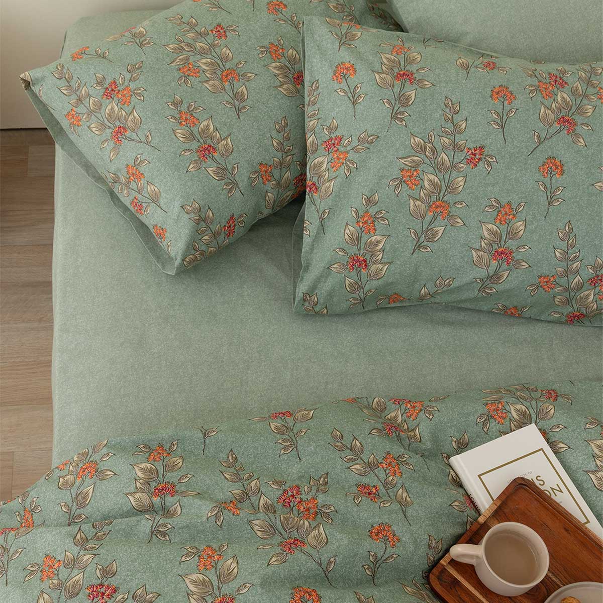 Σεντόνια Μονά (Σετ) Palamaiki Fashion Fl6246 Λευκά Είδη Κρεβατοκάμαρας με Λάστιχο Spitishop