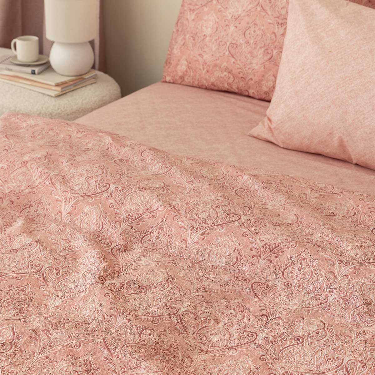 Παπλωματοθήκη Υπέρδιπλη (Σετ 240X250) 2 Όψεων Palamaiki Fashion Fl6244 Λευκά Είδη Κρεβατοκάμαρας Παπλωματοθήκες Υπέρδιπλες King Size Spitishop