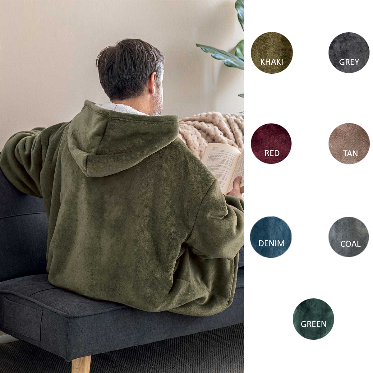 Fleece Φούτερ Με Sherpa (90x100) Palamaiki Huhu/2
