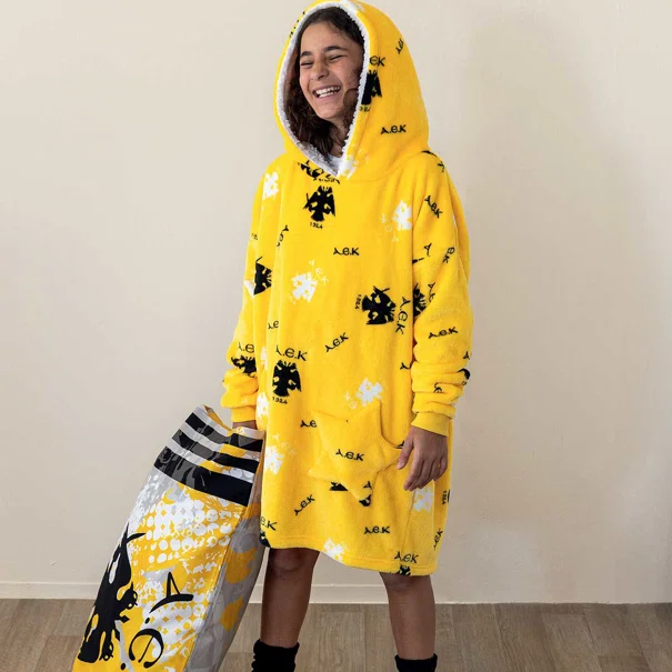 Fleece Φούτερ Με Sherpa Palamaiki Cositos AEK