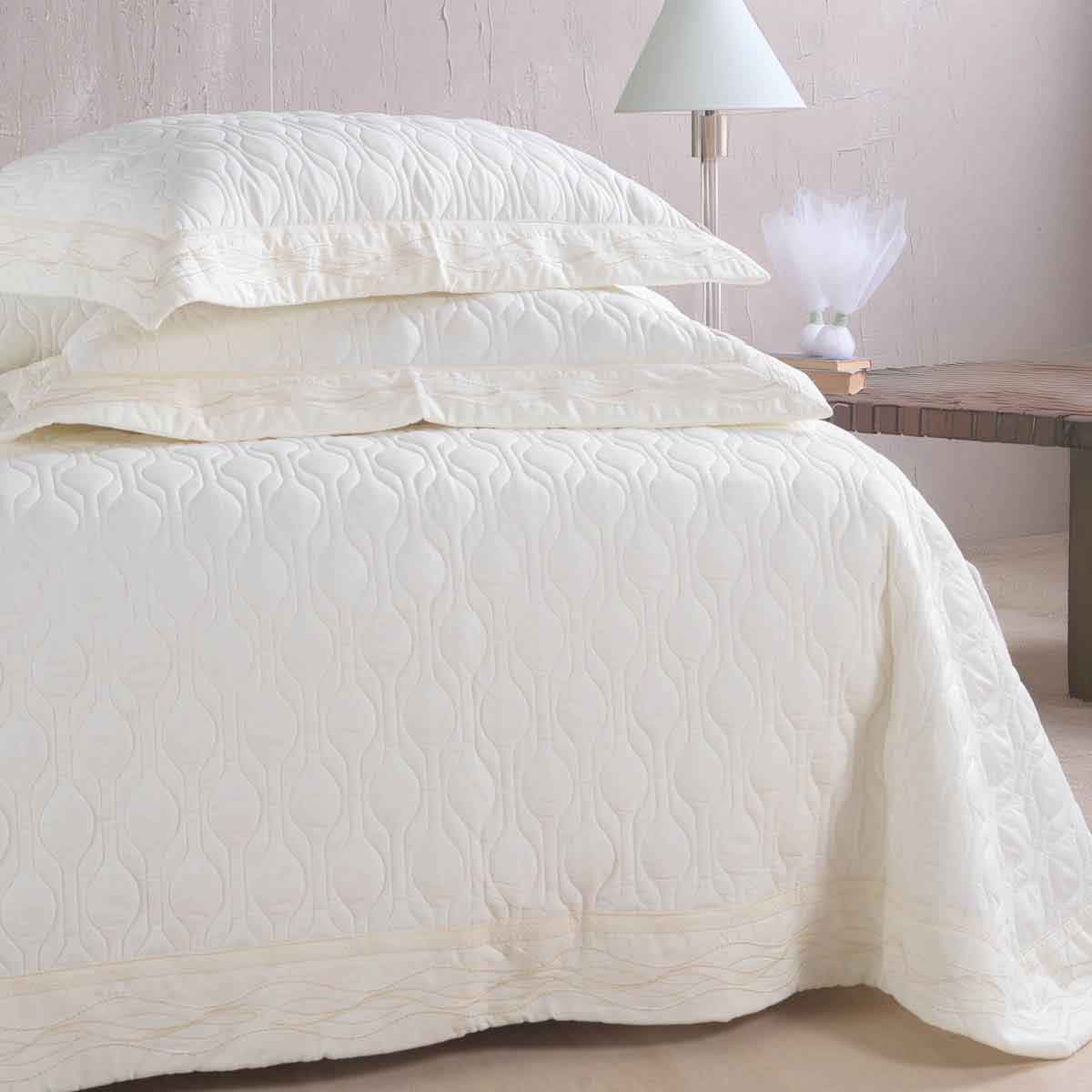 Νυφικό Κουβερλί (Σετ 235X250) Rythmos Erynn Ecru Λευκά Είδη Μόδα Γάμου Νυφικά Spitishop